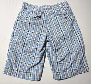 Kirra Men's Blue Plaid Shorts Size 30